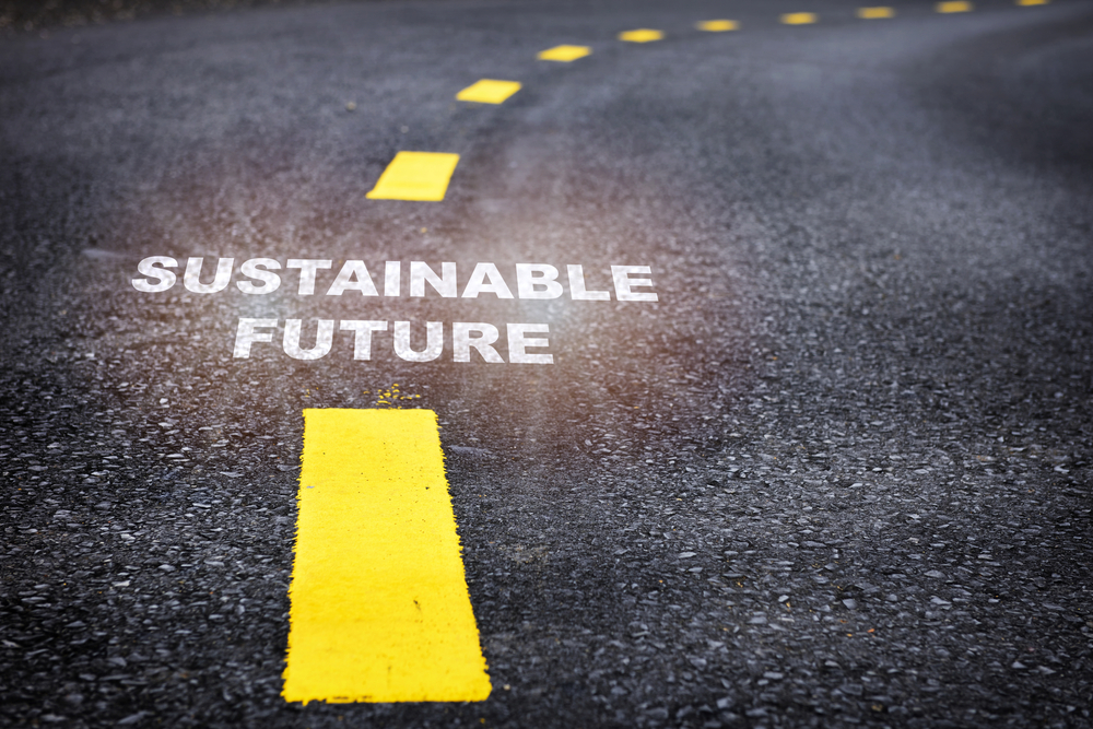 A sustainable future road marking