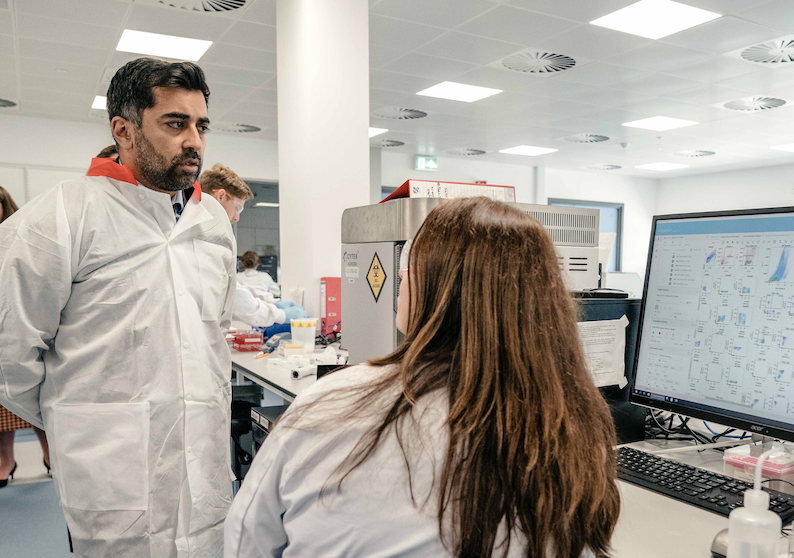 Yousaf opens IQVIA’s Livingston Genomics Lab